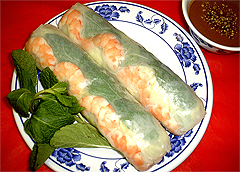 Viet Pho restaurant egg rolls
