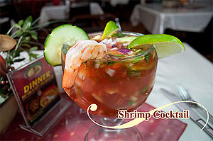 La Prada Restaurant Shrimp Cocktail