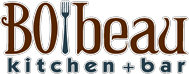 Bo-Beau kitchen + Bar Logo a romantic French restaurant in Ocean Beach CA San Diego